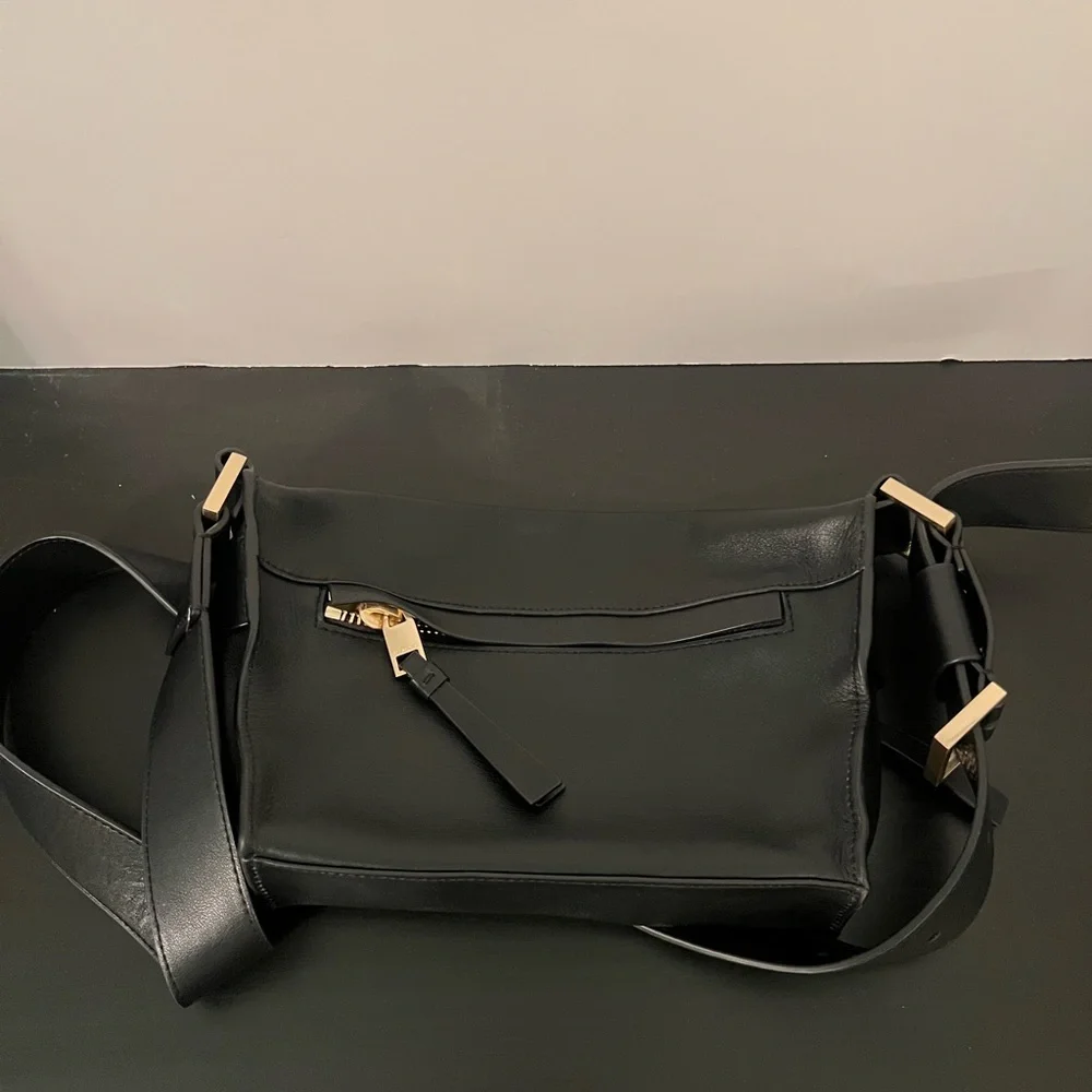 AllSaints Women’s Colette Leather Crossbody bag - black